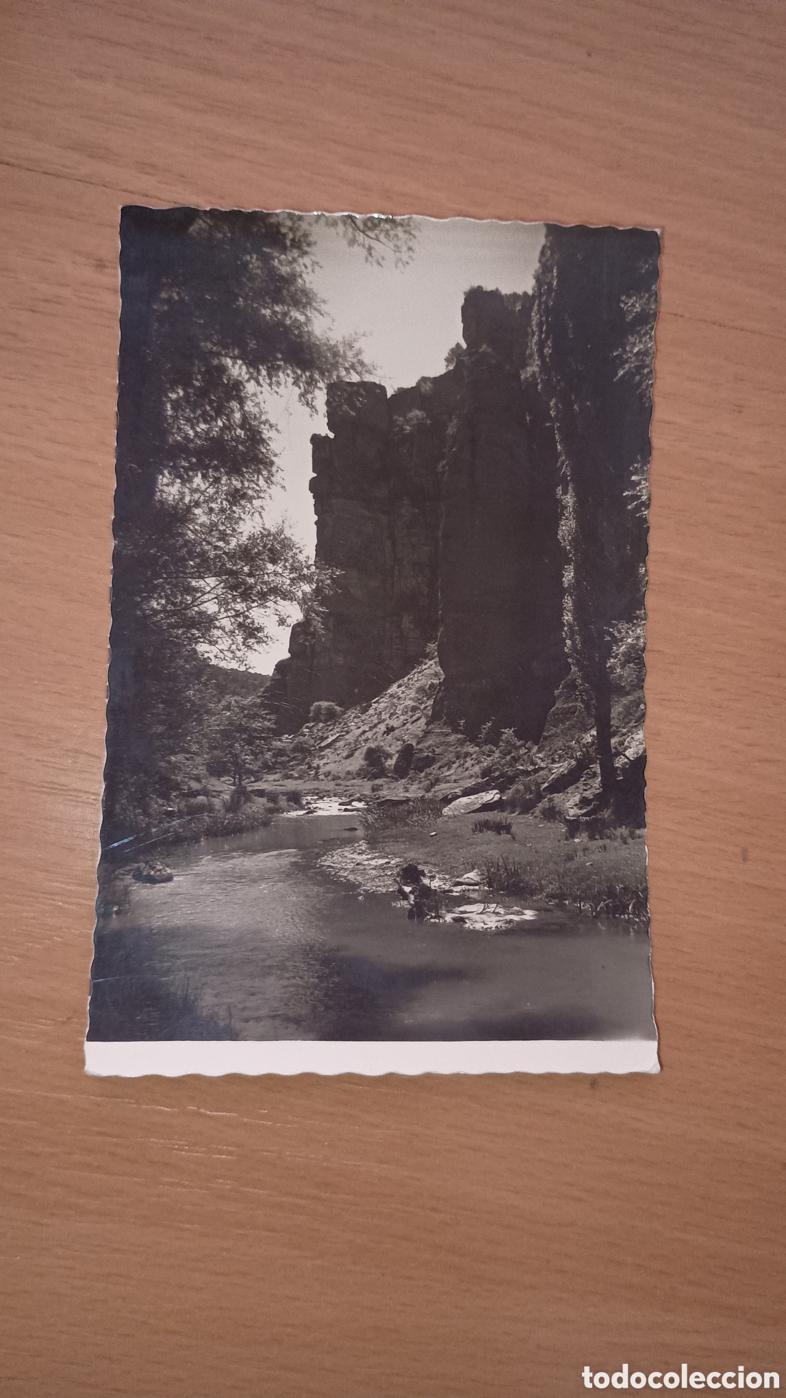 Postales: MOLINA DE ARAG&Oacute;N (GUADALAJARA) - BARRANCO DE LA HOZ. LA PE&Ntilde;A DEL AGUA - EXCLUSIVAS MIELGO