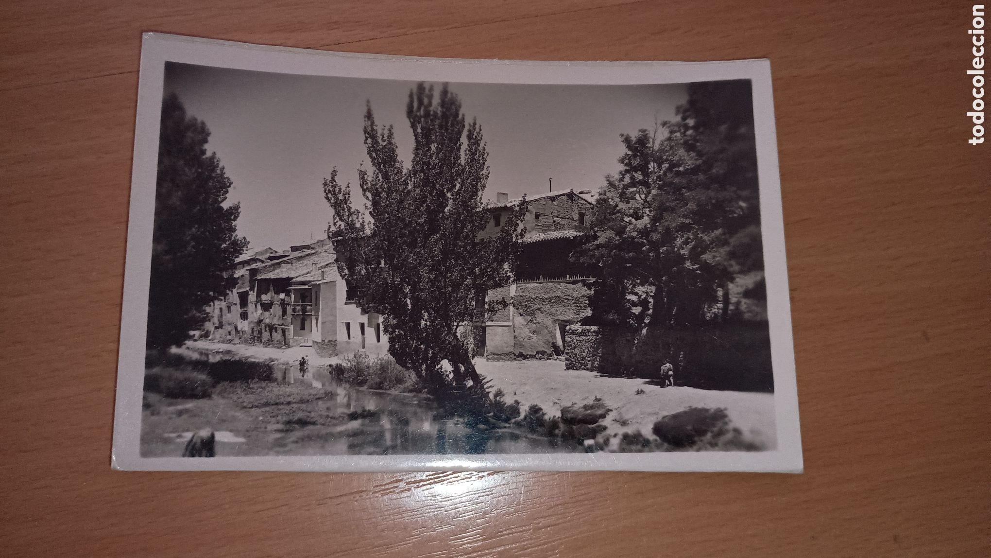 Postales: MOLINA DE ARAG&Oacute;N (GUADALAJARA) - CASAS T&Iacute;PICAS SOBRE EL R&Iacute;O GALLO - EXCLUSIVAS MIELGO