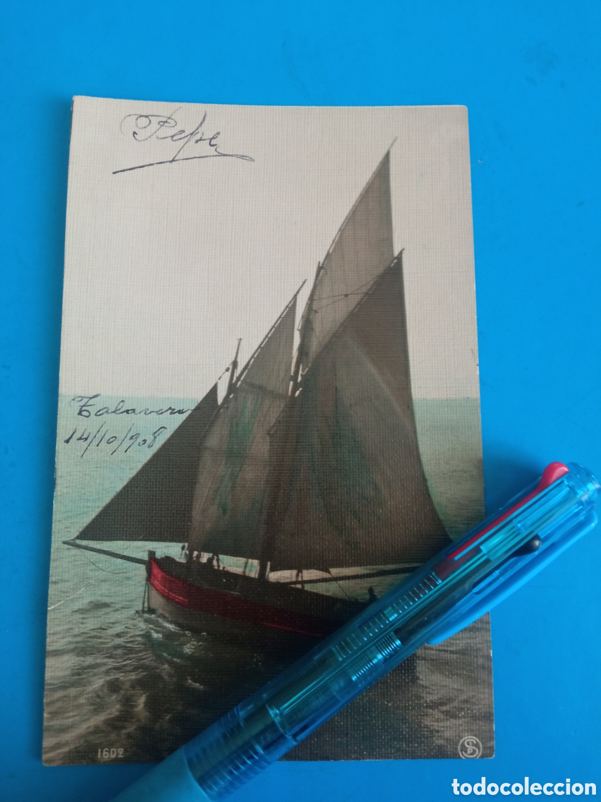 Postales: Antigua postal a Talavera de la Reina de 1908