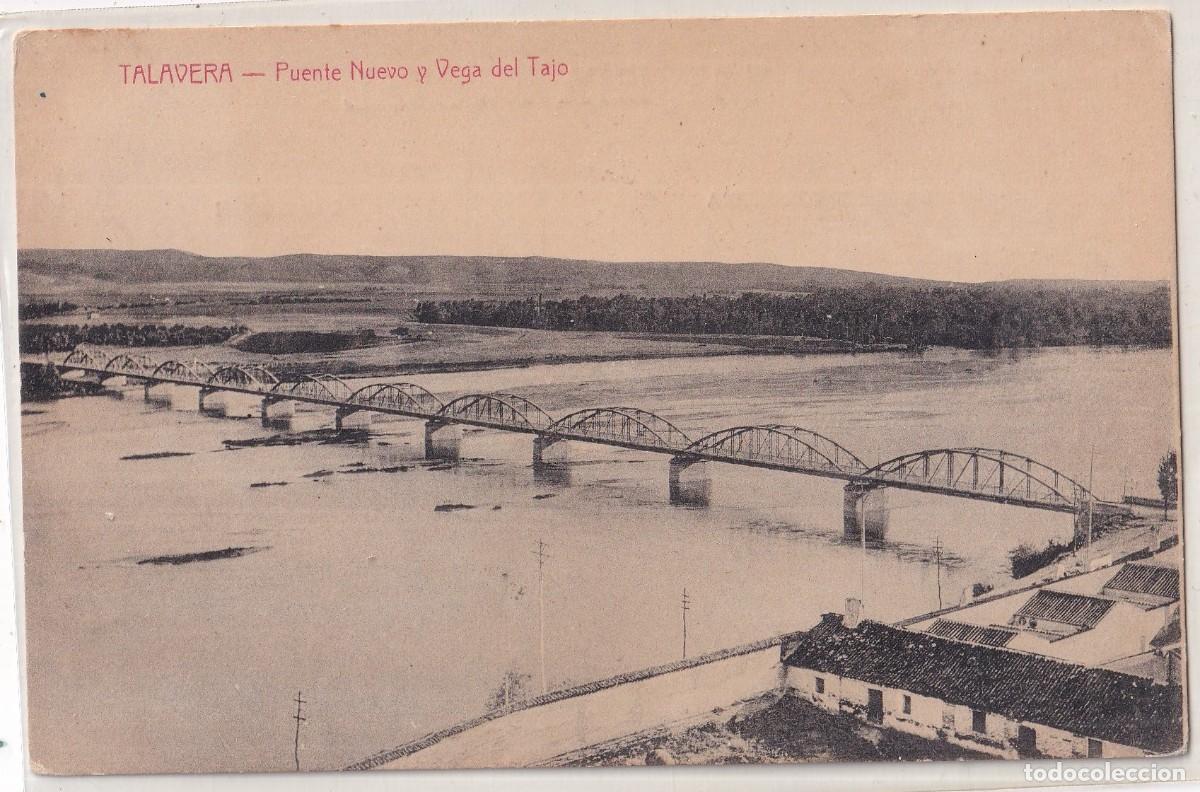 Postales: Talavera. Puentee Nuevo y Vega del Tajo. Circulada en 1925