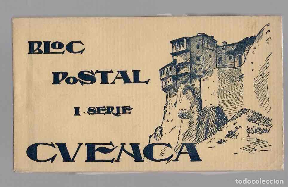 Postales: BLOC POSTAL CUENCA 1&ordf; SERIE. HELIOTIPIA ARTISTICA ESPA&Ntilde;OLA. 19 TARJETAS POSTALES