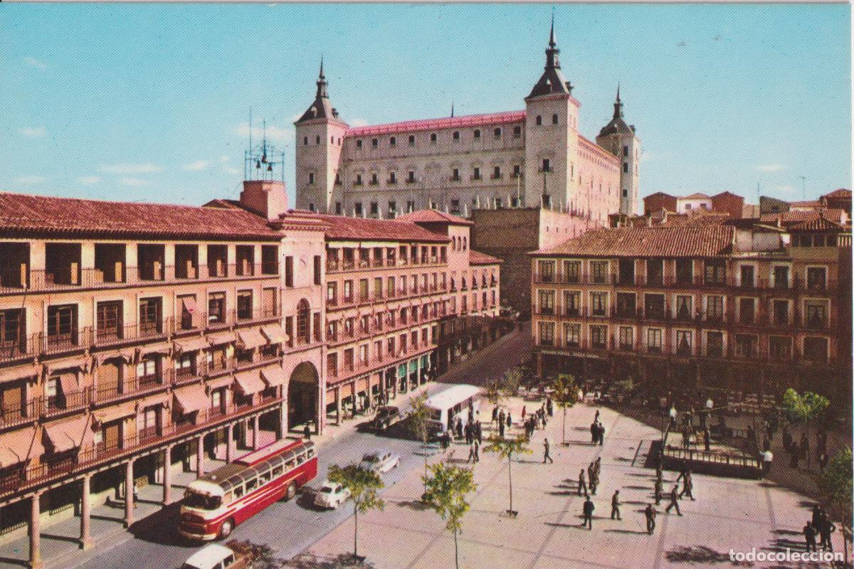 Postales: TOLEDO, PLAZA DE ZOCODOVER Y ALCAZAR - JULIO DE LA CRUZ N&ordm;22 - S/C