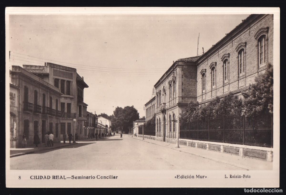 Postales: Ciudad Real. *Seminario Conciliar* Edici&oacute;n Mur / L. Roisin-Foto n&ordm; 8. Nueva.