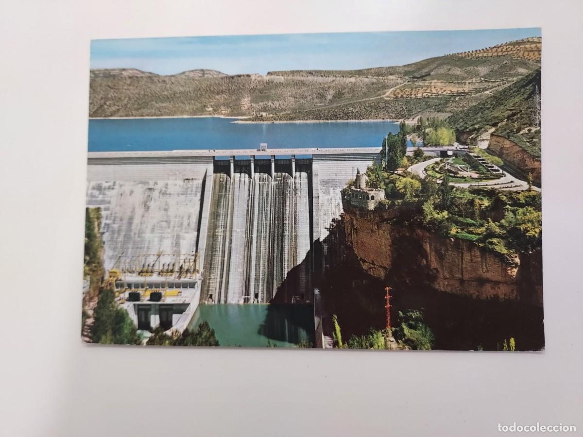 Postales: POSTAL SACEDON EMBALSE ENTREPE&Ntilde;AS PRESA CENTRAL ELECTRICA. 1969. SIN CIRCULAR. GUADALAJARA