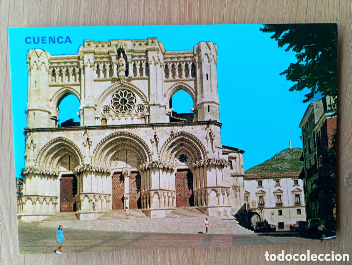 Postales: POSTAL CUENCA CATEDRAL EDICIONES PAR&Iacute;S 413 A&Ntilde;O 1974