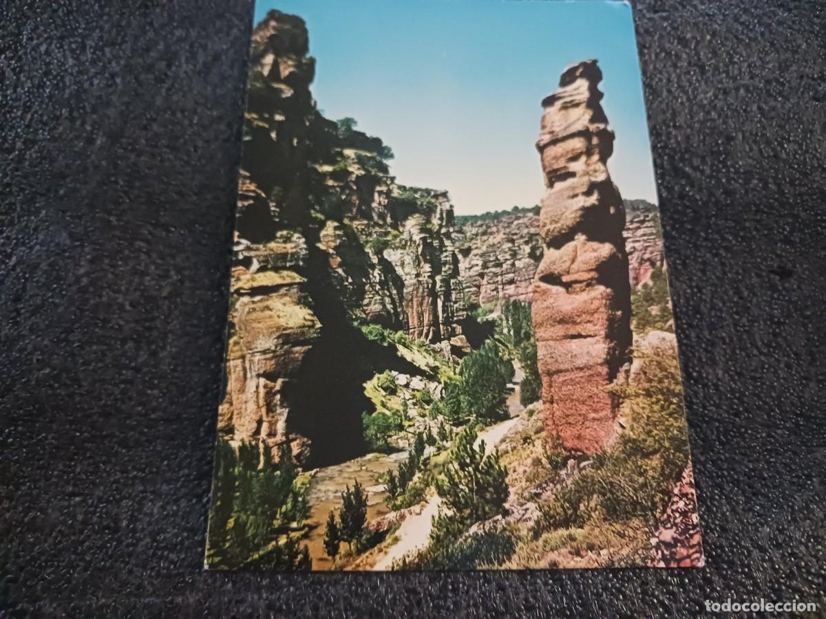 Postales: BARRANCO DE NTRA SRA DE LA HOZ MONOLITO EL HUSO FOTO MIELGO, circulada