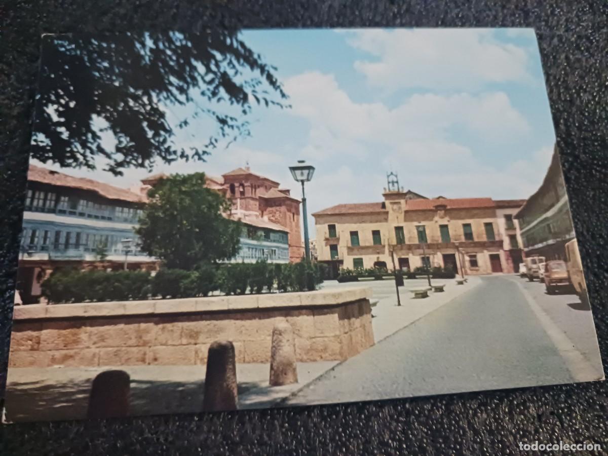 Postales: 2 ALMAGRO, PLAZA DE ESPA&Ntilde;A. . ed. vda. MATAS, ALCAZAR DE SAN JUAN