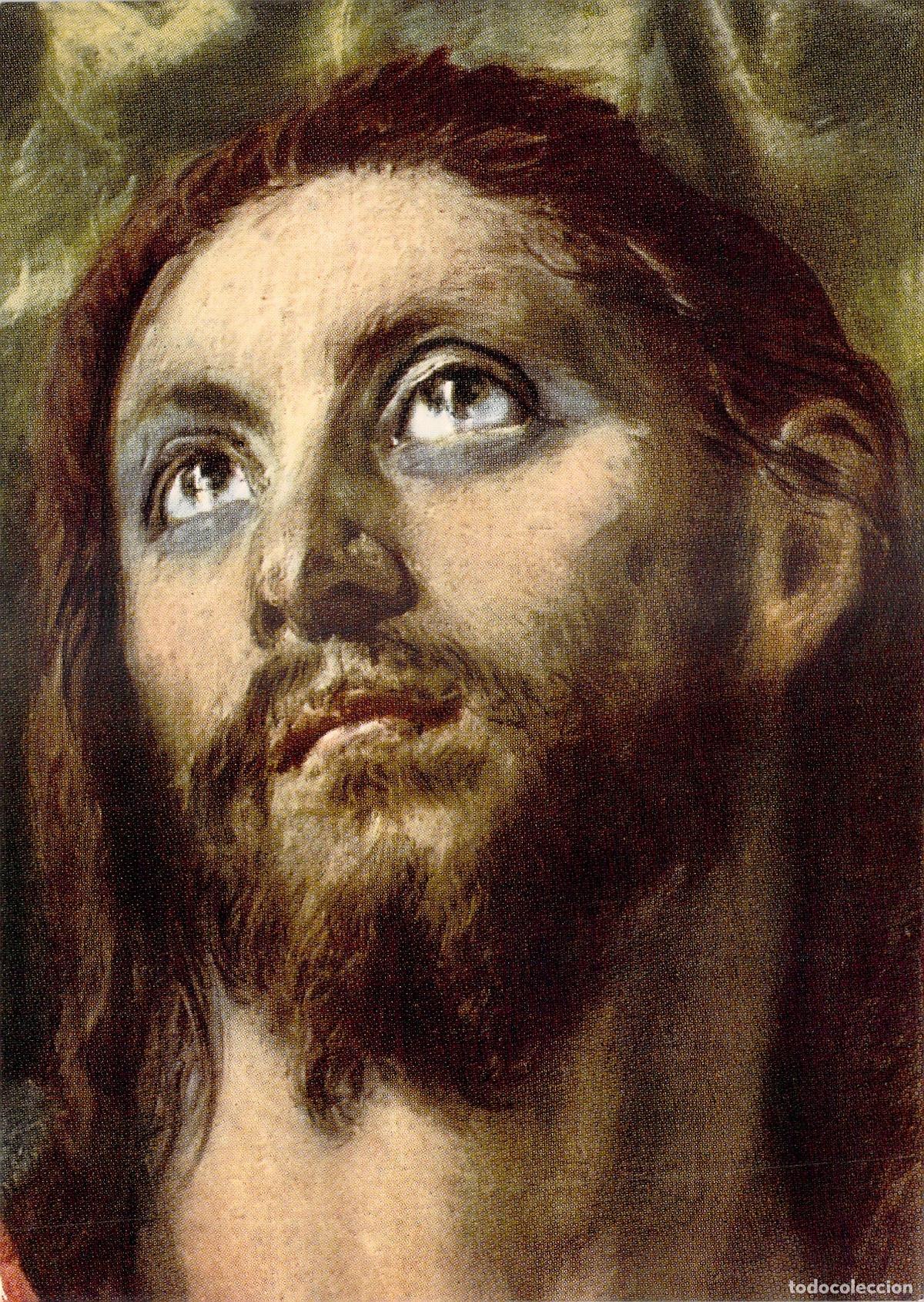 Postales: Postal de arte con pintura de Cristo por El Greco