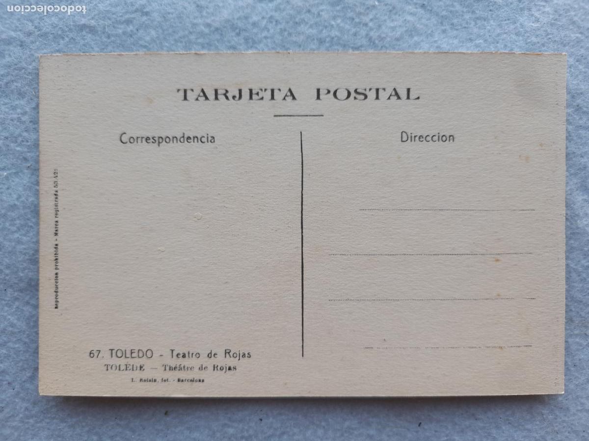 Postales: Toledo. Teatro Rojas. - Foto 2