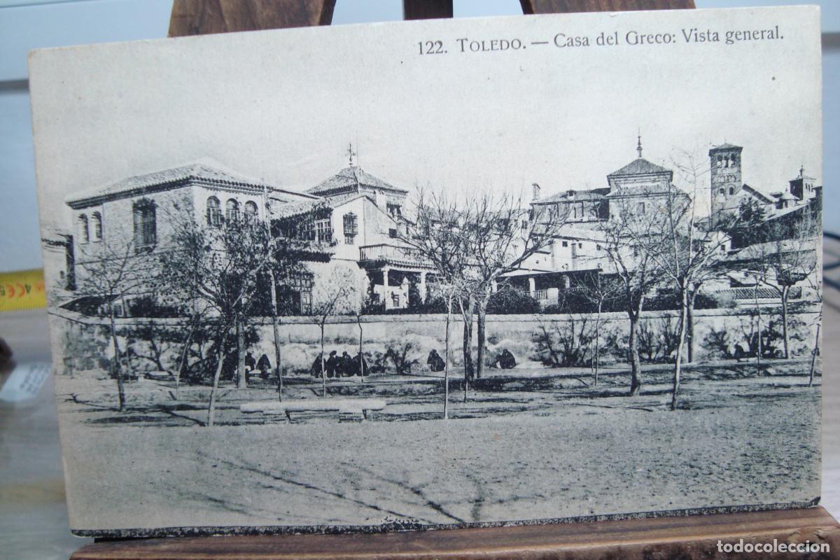 Postales: ANTIGUA POSTAL CASA GRECO TOLEDO N&ordm; 122. PUBLICIDAD CASA LABRADOR MAZAPAN. JUAN ESTEBAN