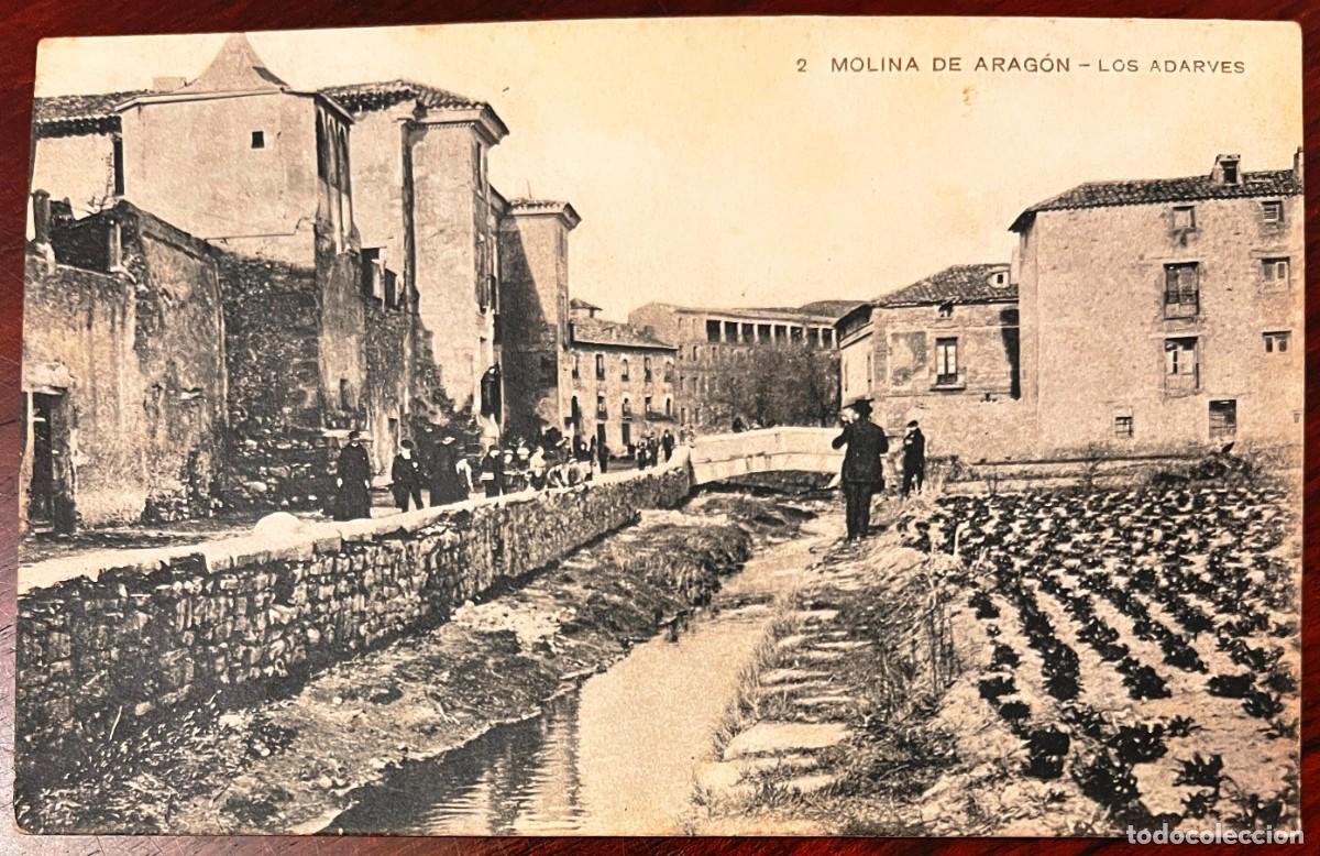 Postales: MOLINA DE ARAGON, GUADALAJARA,LOS AGARVES, 2 ED. ITURBE Y MIELGO, 1915, escrita en 1918