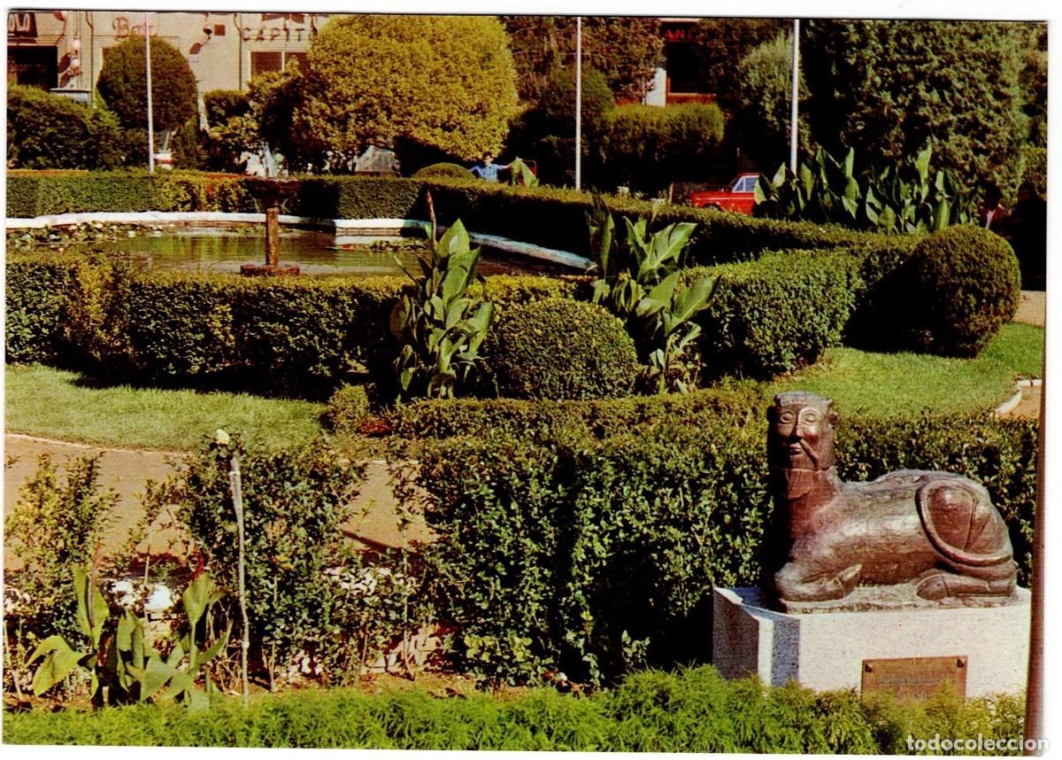 Postales: ALBACETE, JARDINES BICHA DE BALAZOTE- POSTAL CICULADA