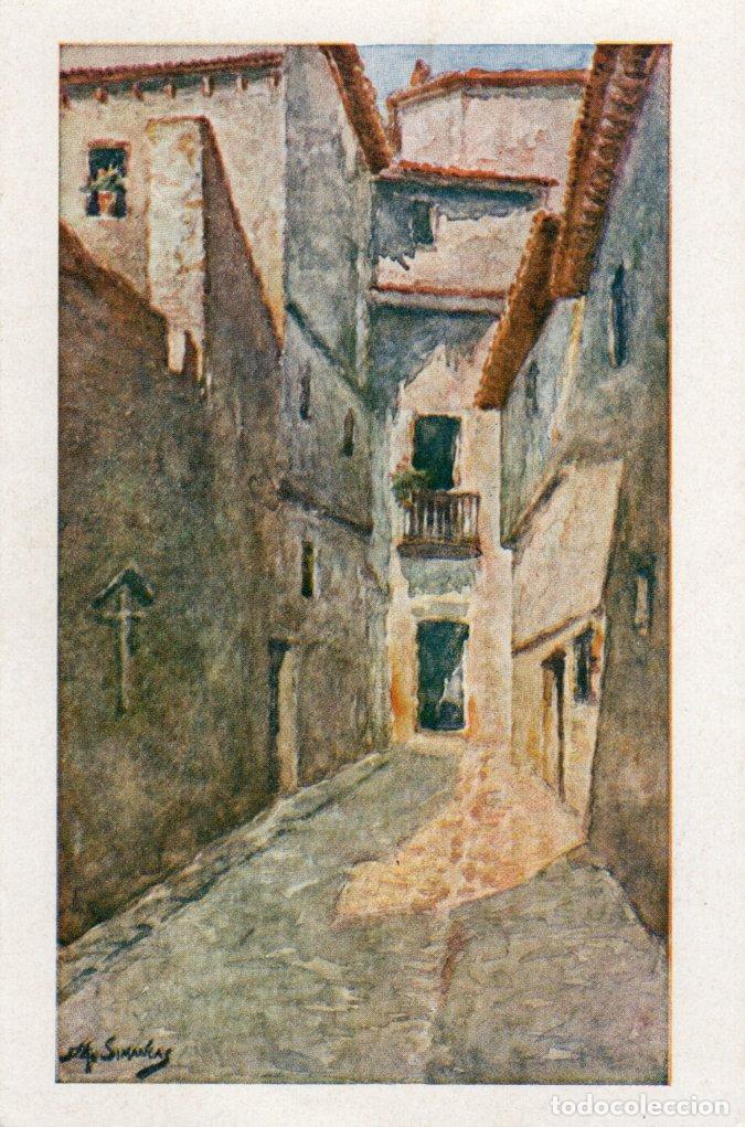 Postais: POSTAL TOLEDO - CALLE QUE CONSERVA EL TIPO MORISCO DE SUS CASAS - POSTALES G. SIMANCAS