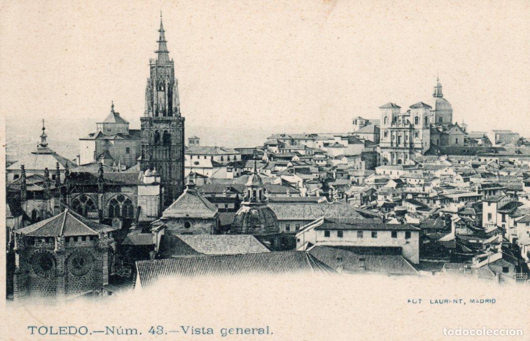 Postales: PRECIOSA POSTAL - TOLEDO - VISTA GENERAL - FOT. LAURENT