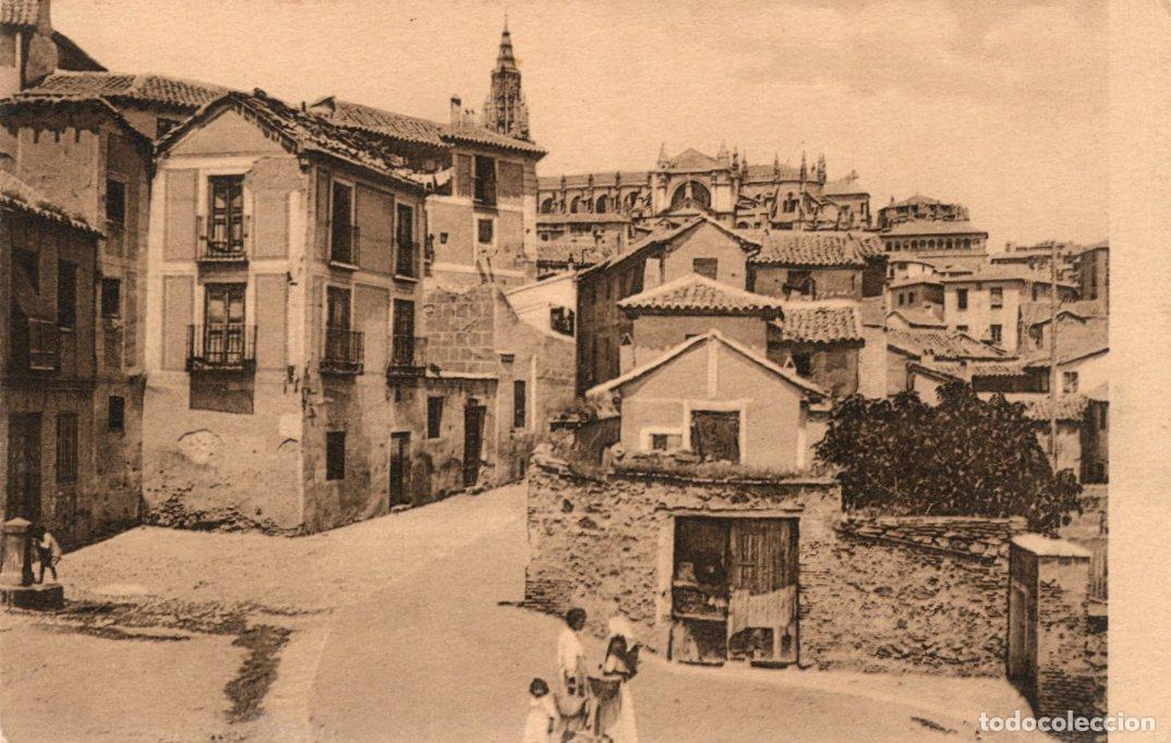 Postales: BONITA POSTAL - TOLEDO - BARRIO ANTIGUO CON LA CATEDRAL - FOT. WUNDERLICH