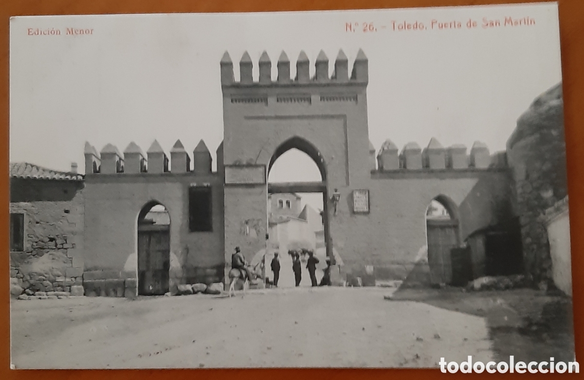 Postkarten: Postal Toledo. Puerta de San Mart&iacute;n. Sin escribir. R10315