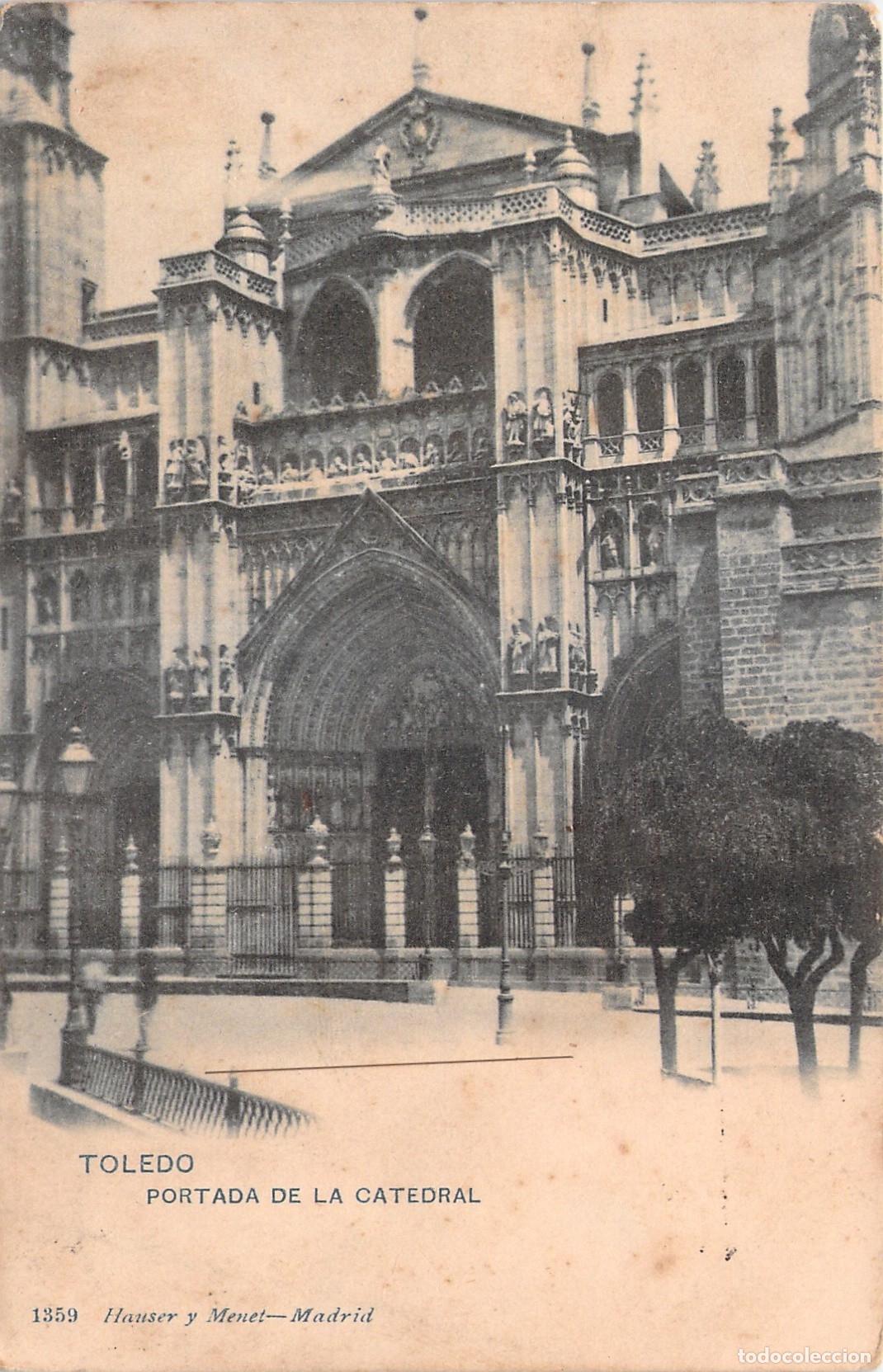 Postkarten: Postal de la Portada de la Catedral de Toledo