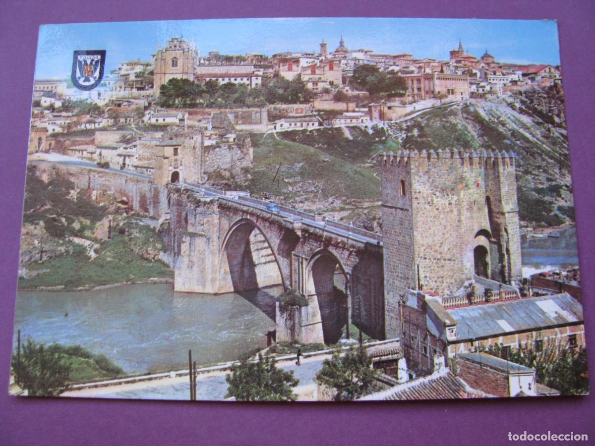 Cartes Postales: POSTAL DE TOLEDO. PUENTE DE SAN MARTIN. HELIOTIPIA ARTISTICA ESPA&Ntilde;OLA 4