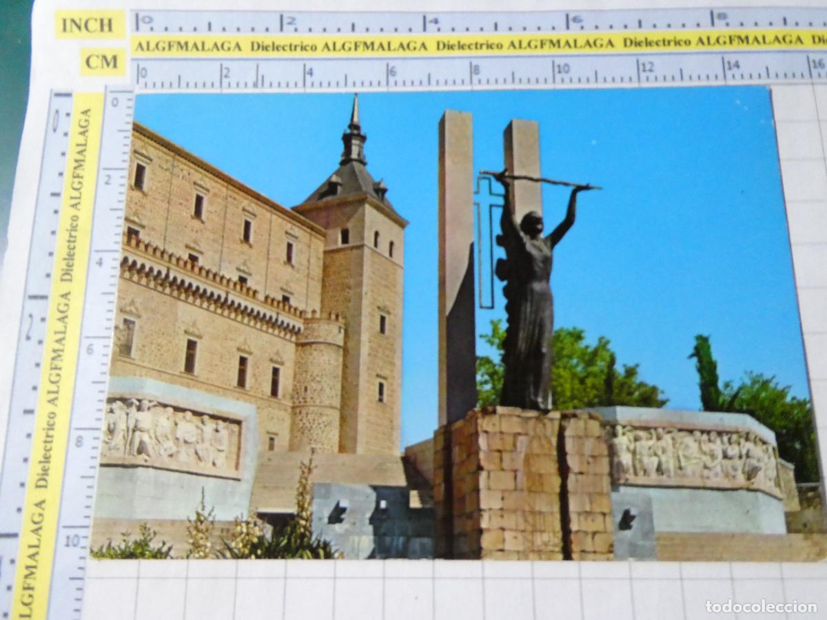 Cartes Postales: POSTAL DE TOLEDO A&Ntilde;O 1967 EL ALC&Aacute;ZAR MONUMENTO AL &Aacute;NGEL LA VICTORIA 1483 ARRIBAS. 2725