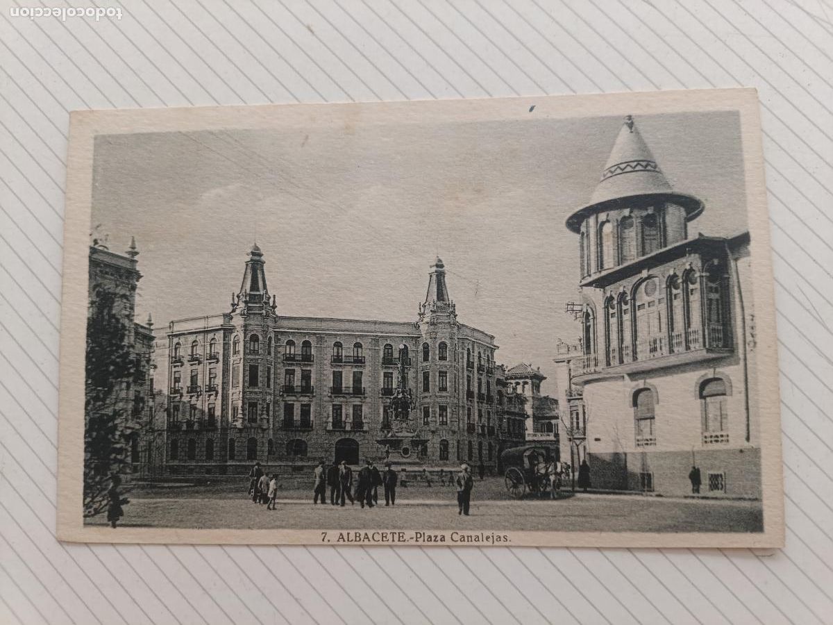 Postales: Albacete, postal escrita