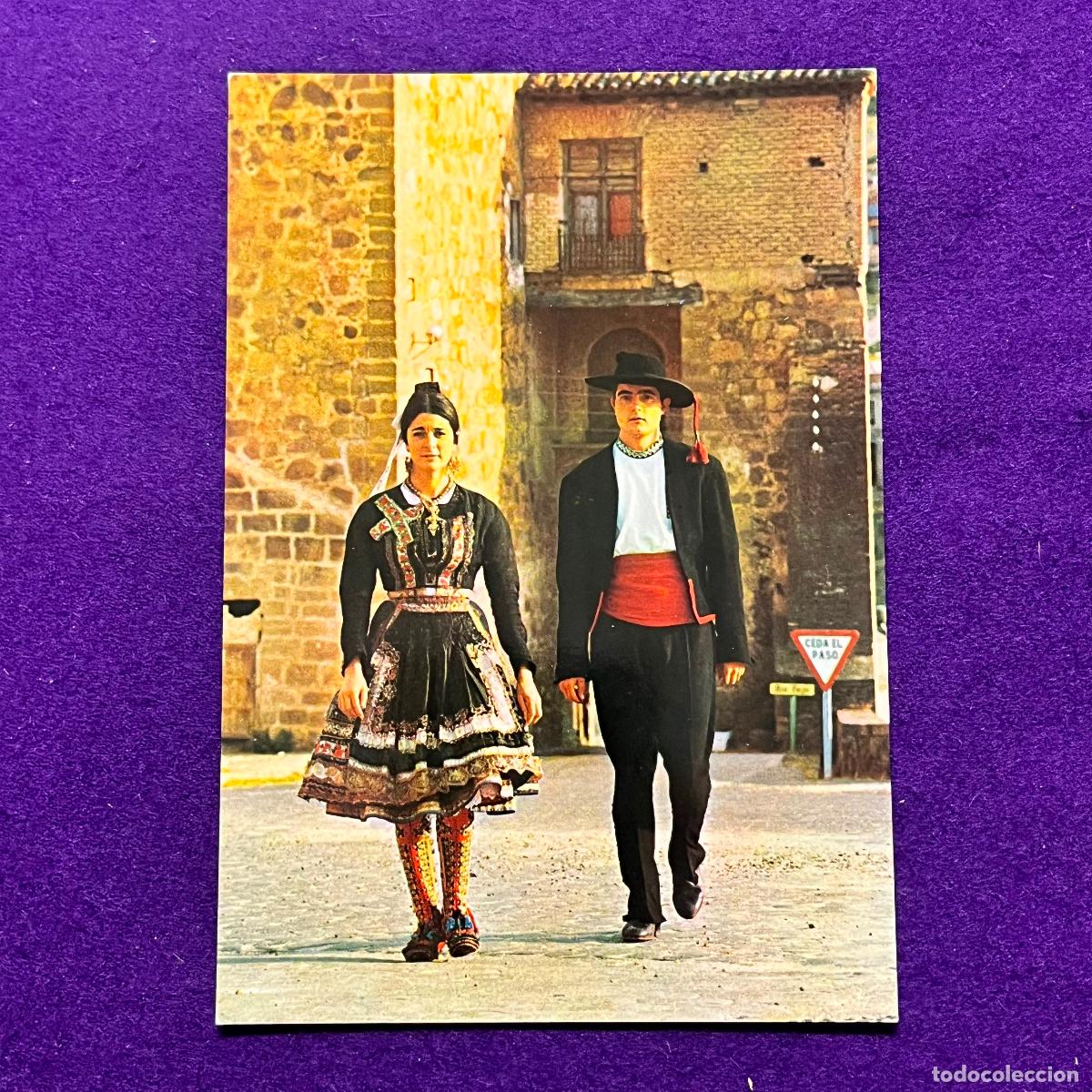 Postales: POSTAL DE CANCIONES Y DANZAS DE ESPA&Ntilde;A DE LA SECCION FEMENINA. TOLEDO. TRAJE TIPICO.