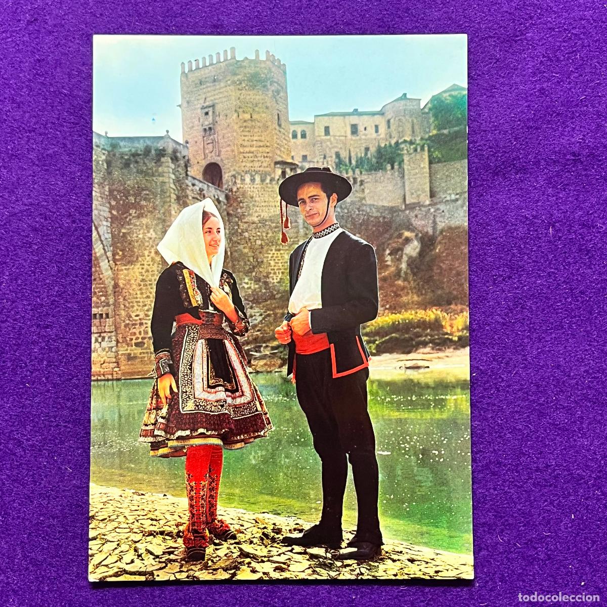 Postales: POSTAL DE CANCIONES Y DANZAS DE ESPA&Ntilde;A DE LA SECCION FEMENINA. TOLEDO. TRAJE TIPICO.