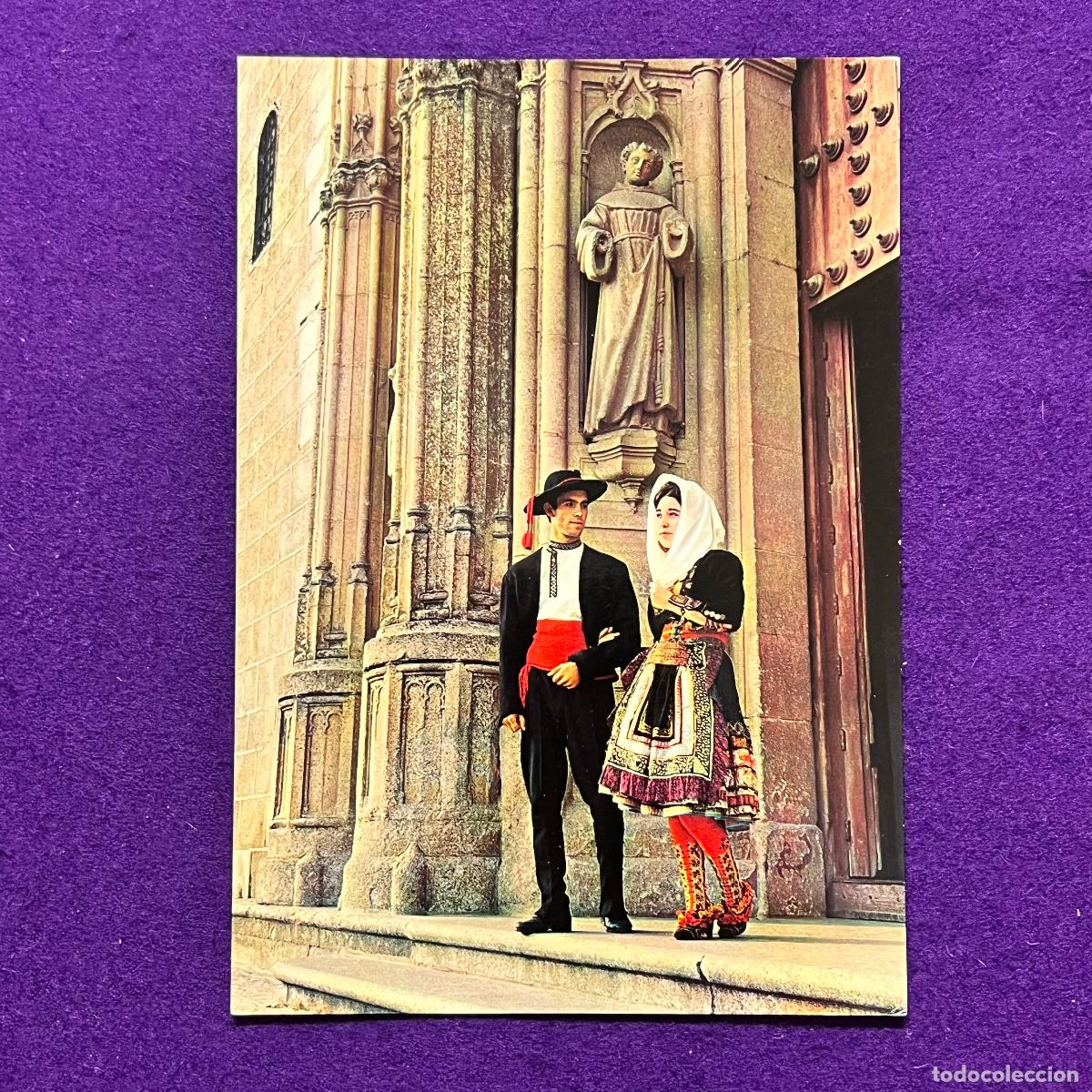 Postales: POSTAL DE CANCIONES Y DANZAS DE ESPA&Ntilde;A DE LA SECCION FEMENINA. TOLEDO. TRAJE TIPICO DE LAGARTERA.