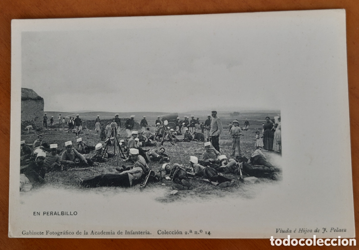 Postales: Postal Ciudad Real. Gabinete fotogr&aacute;fico. Academia de infanter&iacute;a Toledo. Sin escribir. R3A