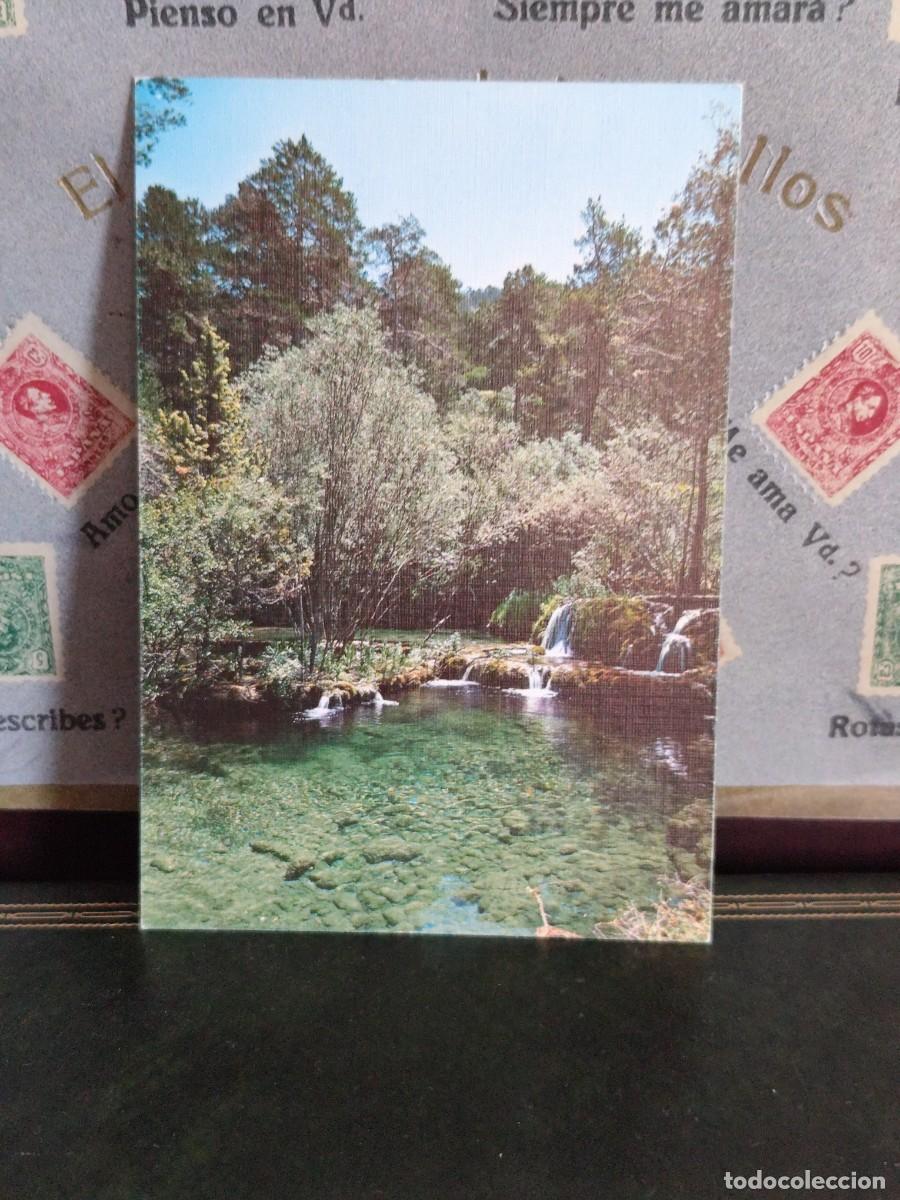 Postales: P6386 Postal Cuenca 70 Vega de Cordono Nacimiento del r&iacute;o Cuervo . Ediciones Sicilia