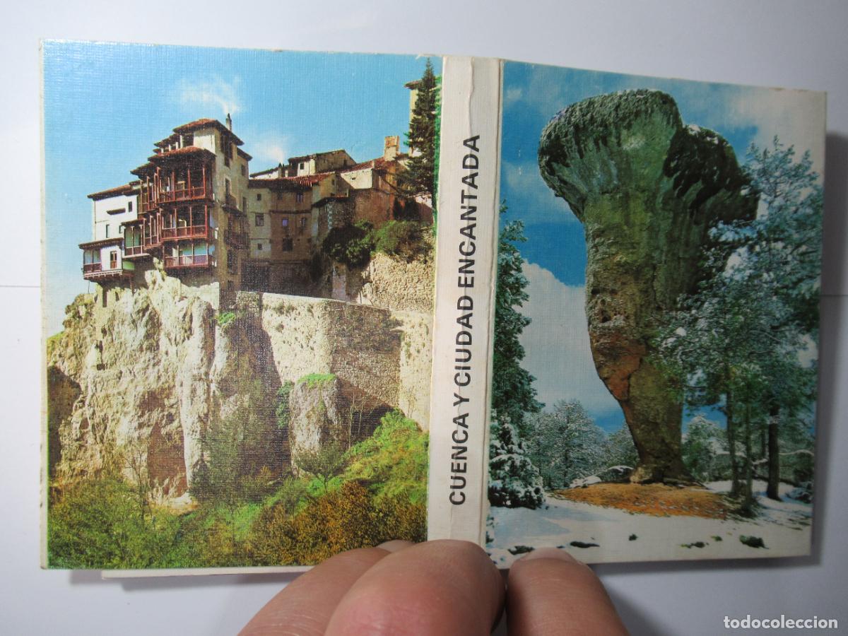 Postales: Bloc Cuenca y Ciudad Encantada - 20 mini postales en acorde&oacute;n. 10 de ellas sueltas
