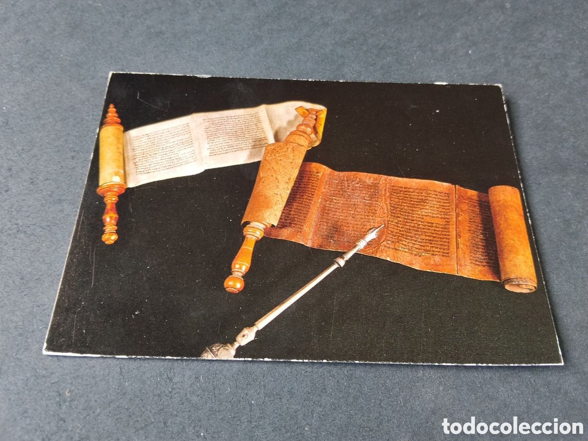 Postales: Postal museo Sefard&iacute; manuscrito de Ester, Toledo