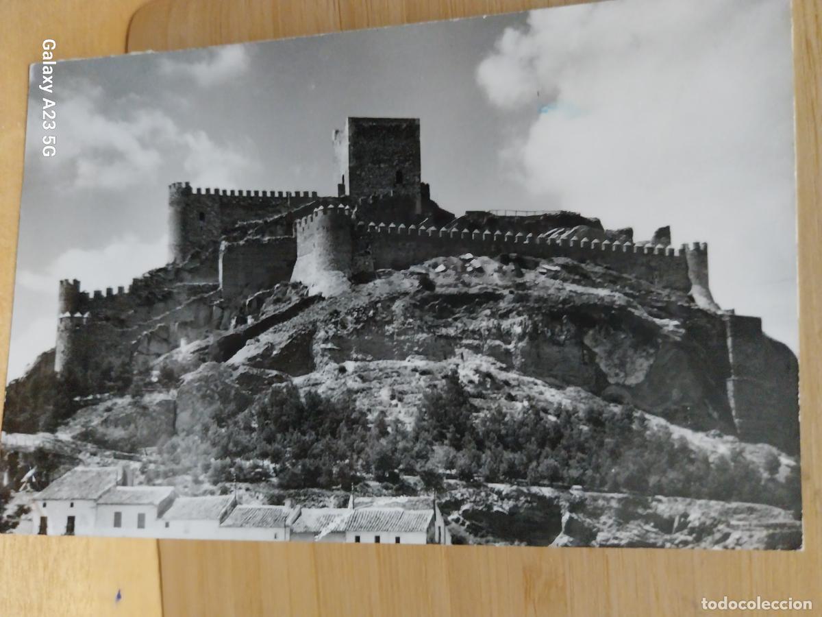 Postales: ALMANSA CASTILLO ED FOTO SANTANDREU CIRCULADA A&Ntilde;OS 50 60