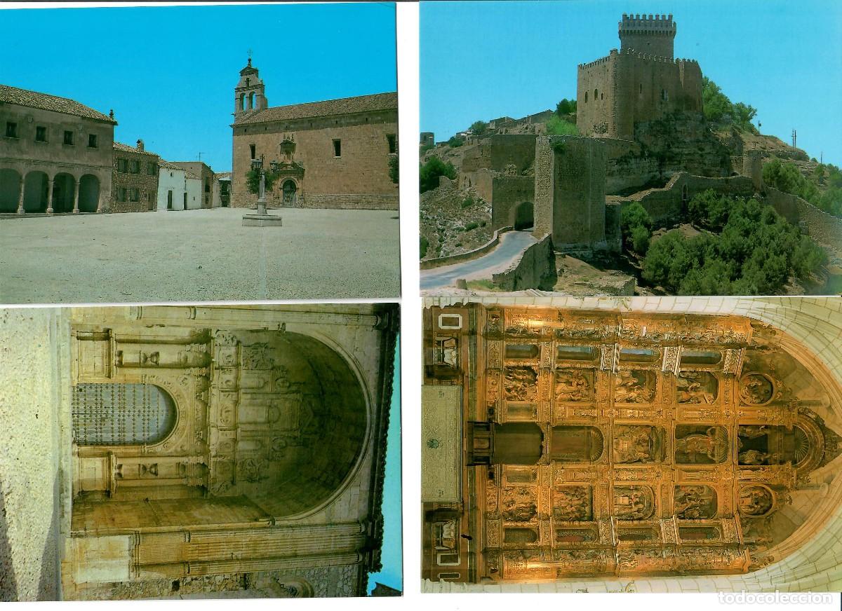 Postales: LOTE DE 17 POSTALES DE CUENCA (ALARC&Oacute;N, BELMONTE, UCL&Eacute;S, CUENCA) A&Ntilde;OS 1980