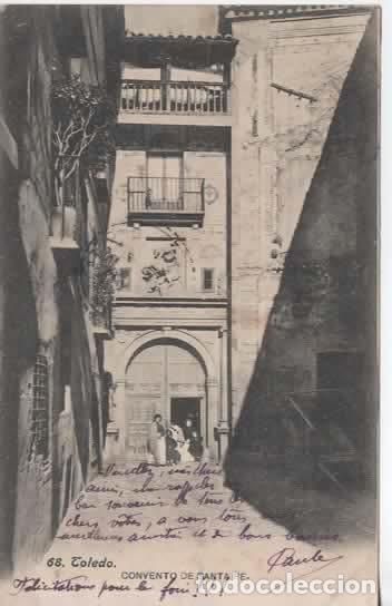 Postales: TOLEDO ESCRITA COVENTO DE SANTA FE