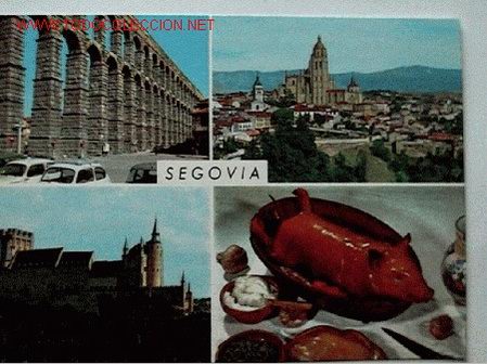 Postales: POSTAL DE SEGOVIA DE LOS 60 - Foto 1