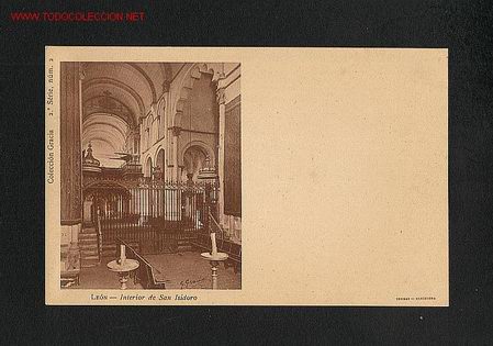 Postales: Postal de LEON: Interior de San Isidoro  (Thomas num.2) - Foto 1
