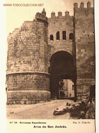 Postales: POSTAL ART&Iacute;STICA DE SEGOVIA DE LOS A&Ntilde;OS 40 DE RINCONES SEGOVIANOS DE UNTURBE