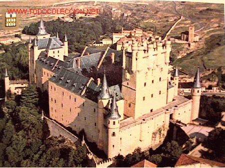 Postales: POSTAL  DEL CASTILLO DE  SEGOVIA  DEL  70 - Foto 1