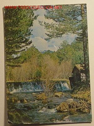 Postales: ANTIGUA POSTAL-23-EL ESPINAR-SEGOVIA-MOTIVO DEL RIO MOROS.CICULADA A&Ntilde;O 78.