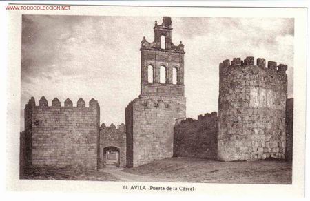 Postales: AVILA PUERTA DE LA CARCEL, P8574