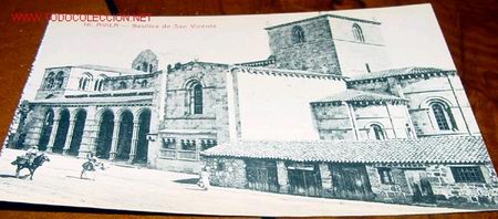Postales: ANTIGUA POSTAL DE AVILA - BASILICA DE SAN VICENTE