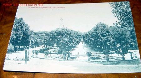 Postales: ANTIGUA POSTAL DE AVILA - PASEO DE SAN ANTONIO