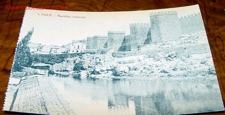 Postales: ANTIGUA POSTAL DE AVILA - MURALLAS ROMANAS