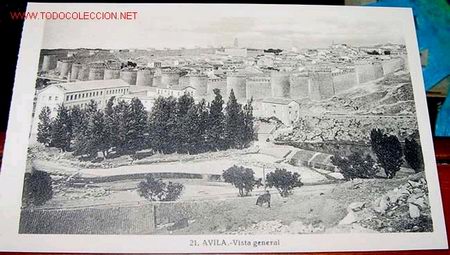 Postales: ANTIGUA POSTAL DE AVILA - VISTA GENERAL  - FOTO ROISIN