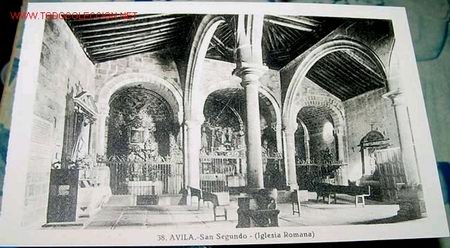 Postales: ANTIGUA POSTAL DE AVILA - SAN SEGUNDO (IGLESIA ROMANA)