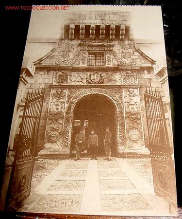 Postales: ANTIGUA POSTAL DE AVILA - ACADEMIA DE INTENDENCIA - ANTIGUO PALACIO DE POLENTINOS