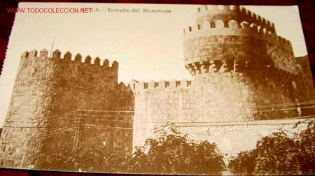 Postales: ANTIGUA POSTAL DE AVILA - TORREON DEL HOMENAJE