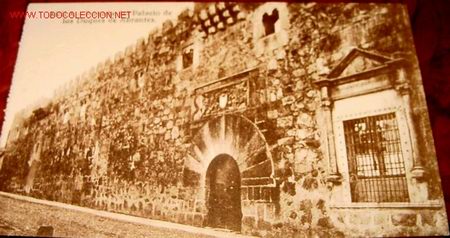 Postales: ANTIGUA POSTAL DE AVILA - PORTADA DEL PALACIO DE LOS DUQUES DE ABRANTES
