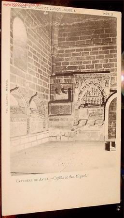 Postales: ANTIGUA POSTAL DE AVILA - CAPILLA DE SAN MIGUEL
