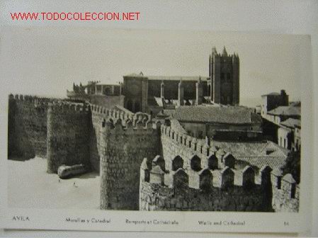 Postales: AVILA Murallas y Catedral - Foto 1